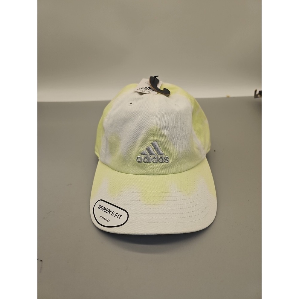 Adidas Womens Lime Green Relaxed Wash Cap NWT Strapback Hat Adjustable OSFA NEW